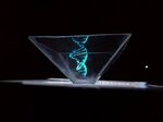 File:DNA model Projected By Handmade Pyramid Hologram.jpg - 